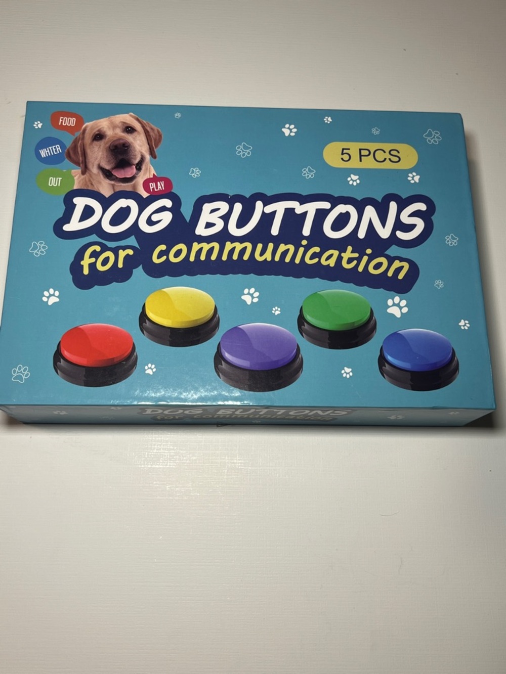 Dog Buttons Talk Training Set for 5 for communicating